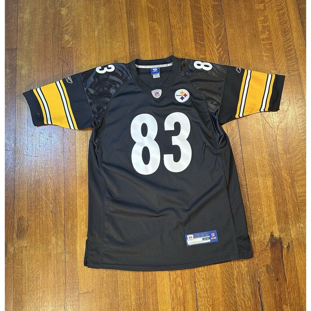 Reebok Stitched Heath Miller #83 Pittsburgh Steelers NFL Jersey Mens Size 52